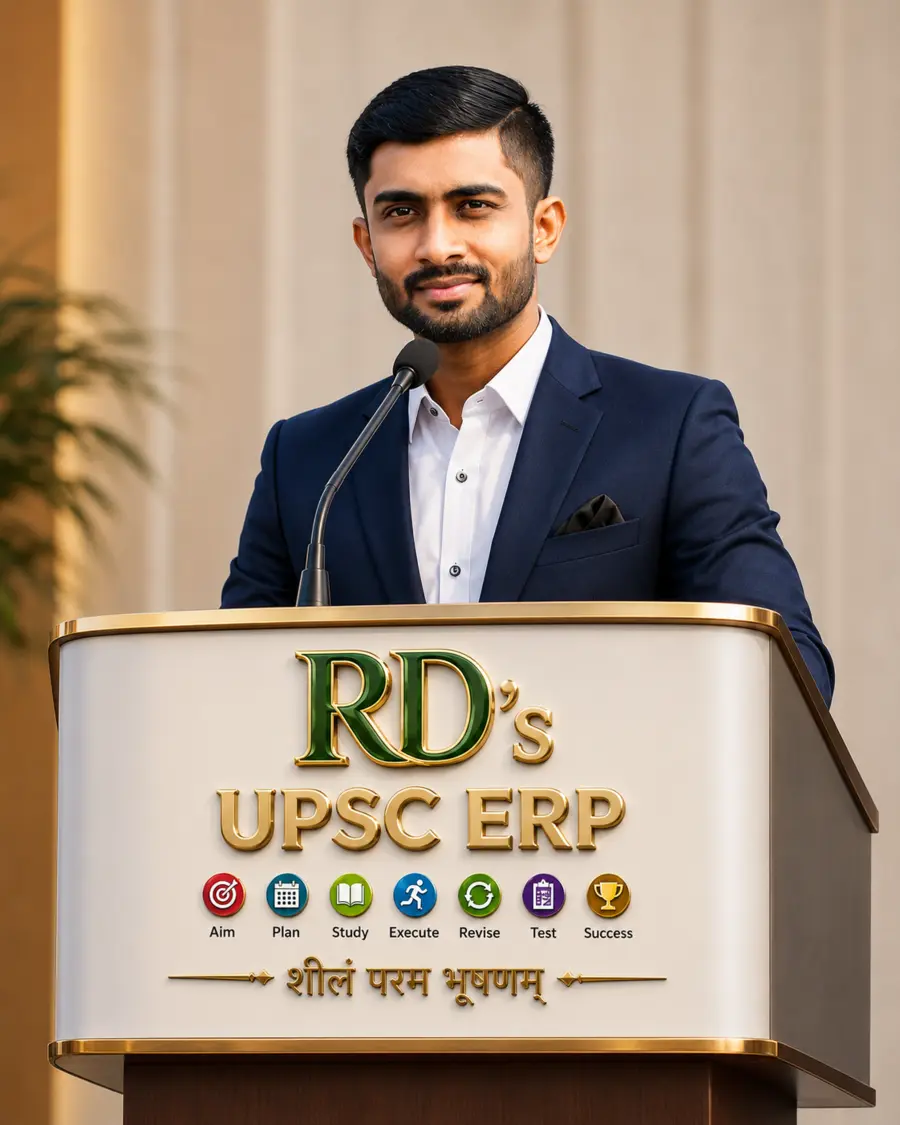 Rushikesh R. Dukale, founder of RD's UPSC ERP